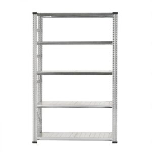 Metalsistem legbordstelling aanbouwsectie met liggerlagen top en voetdoppen