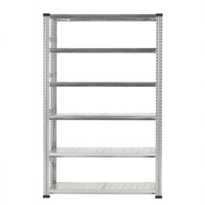 Metalsistem legbordstelling aanbouwsectie met liggerlagen top en voetdoppen