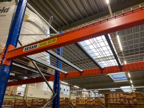 Gaasvlonder liggerlaag 3600 mm, maaswijdte 50 x 100 mm, verzinkt. - Afbeelding 5